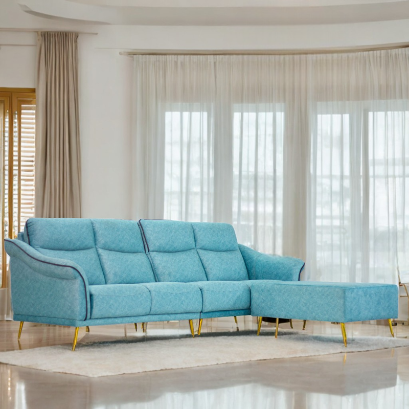 4-Seater Fabric Sofa