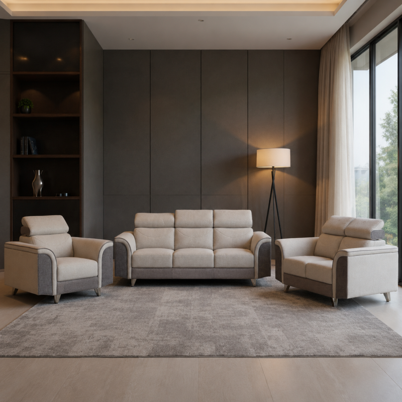The Valencia Performance 1+2+3 Sofa Set