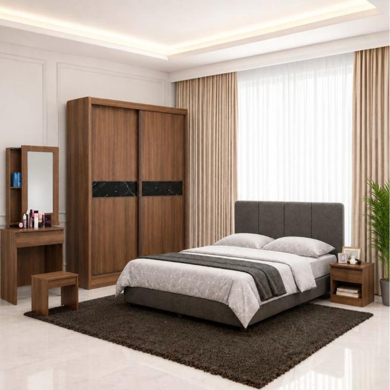 Modern 5-Piece Bedroom Furniture Set