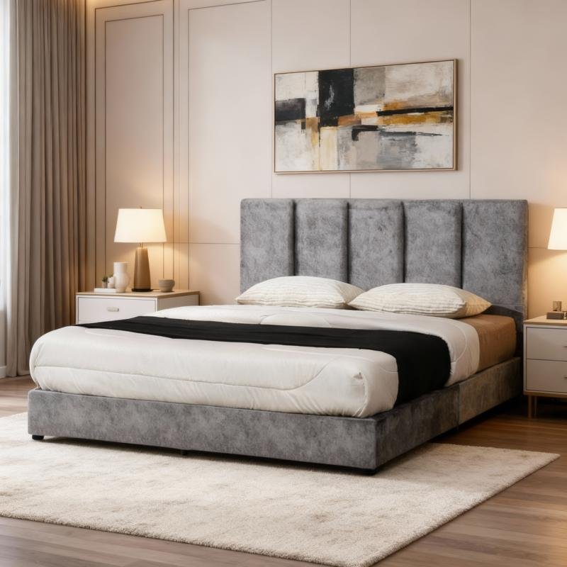 Queen Upholstered Bed Frame