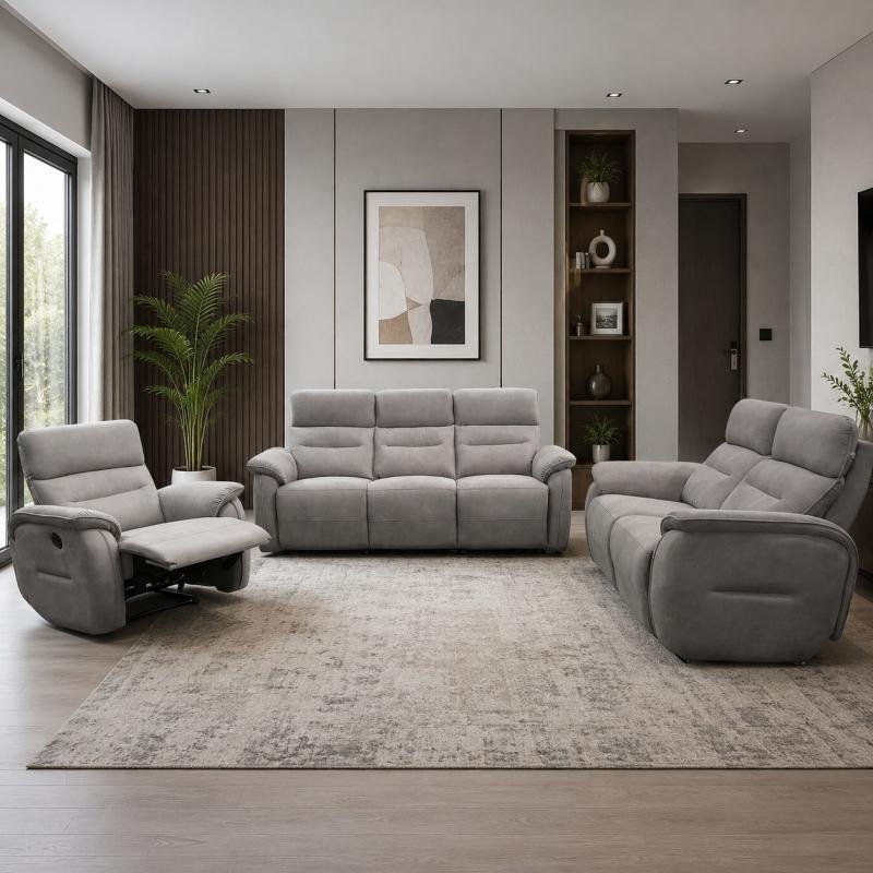 Luxe Comfort 3-Piece Recliner Living Room Set