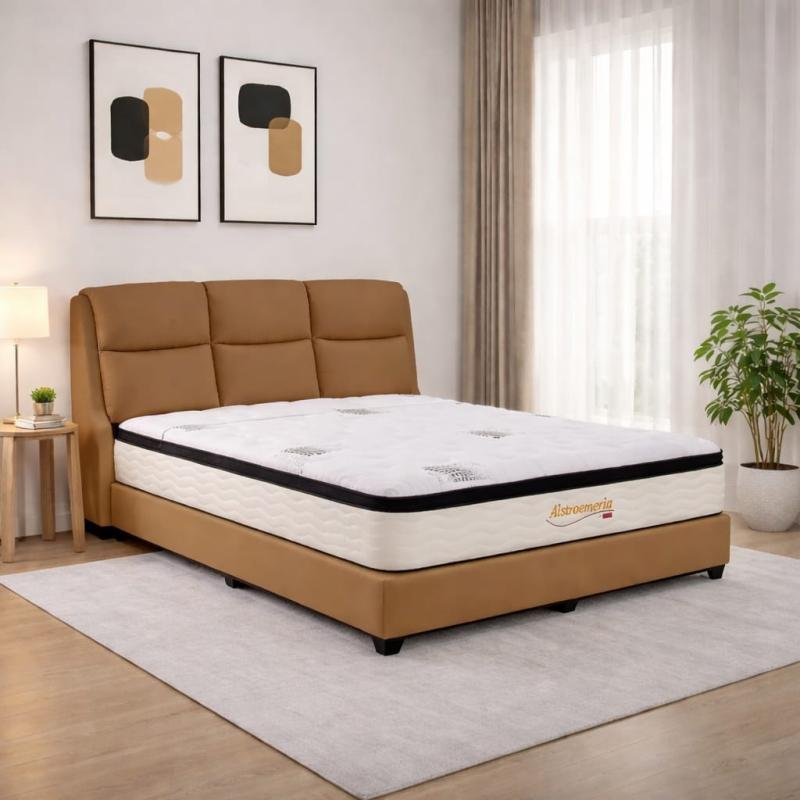 DeRUCCI Cream Puff  Queen Bed