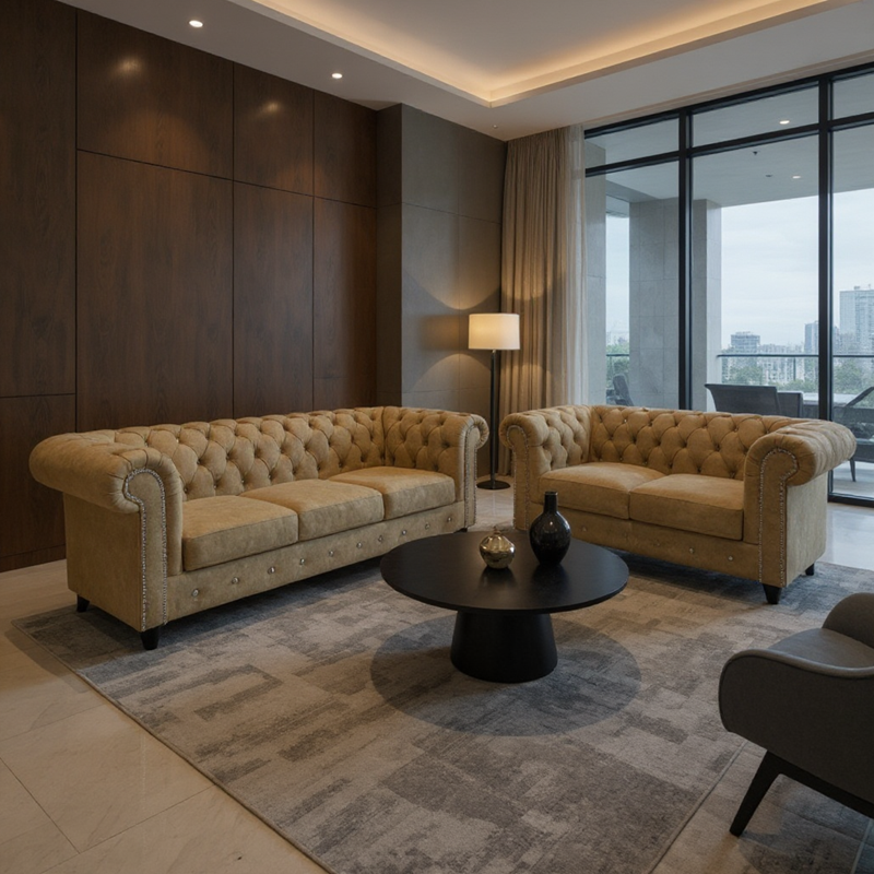 2+3 Seater Fabric Sofa