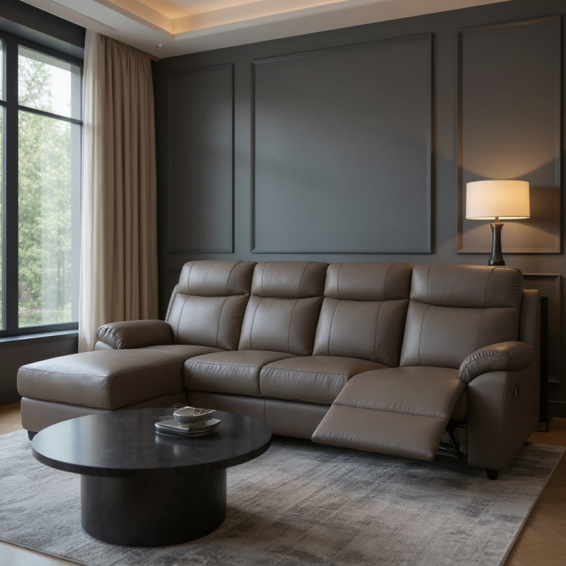 4-Seater Fabric Sofa