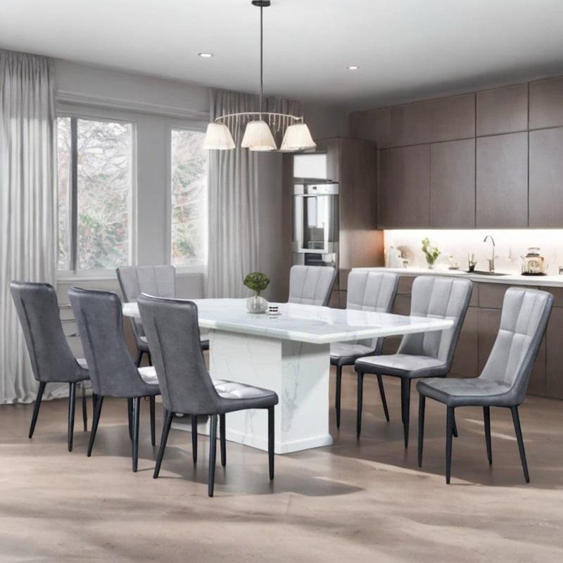 1+8 Marbel Dining  Set