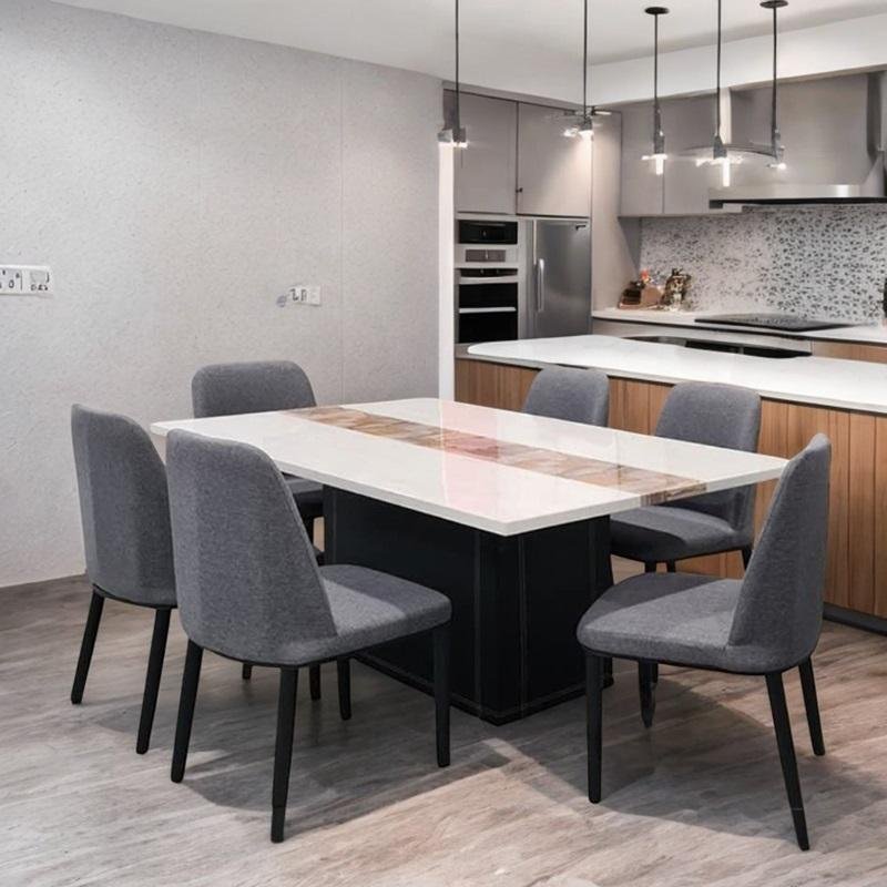 1+6 Marbel Dining Set
