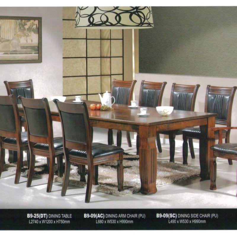 1+4 Wooden Dining Set