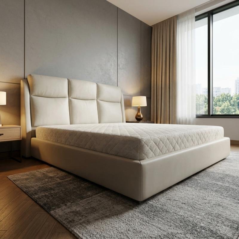 DeRUCCI Cream Puff  Queen Bed