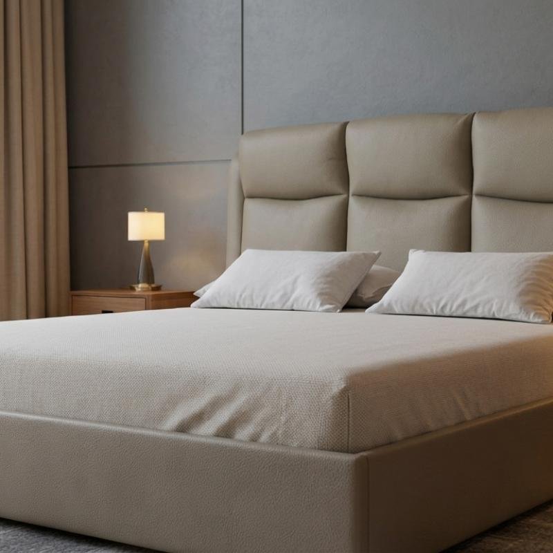DeRUCCI Cream Puff  Queen Bed