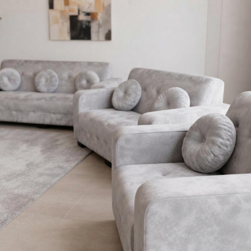 Premium 3-Piece Living Room Sofa Set (1S + 2S + 3S)