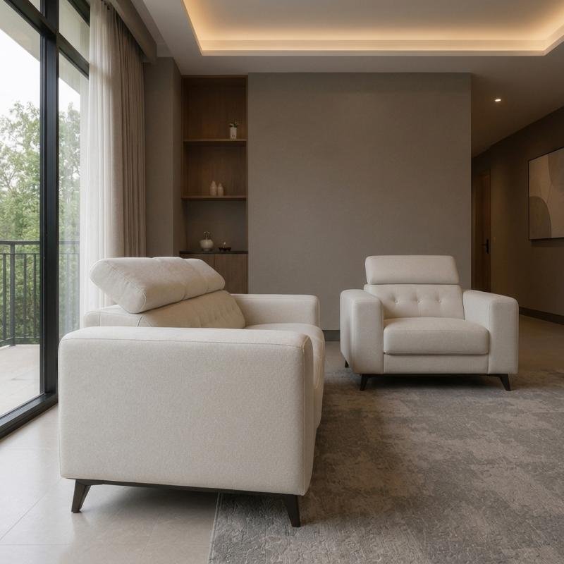 Modern  Living Room Sofa Set (1S + 2S + 3S)