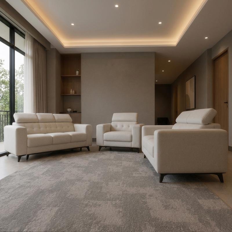 Modern  Living Room Sofa Set (1S + 2S + 3S)