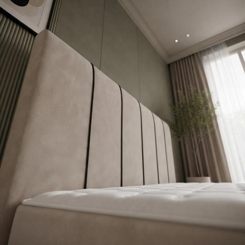 Modern Queen Upholstered Bed Frame