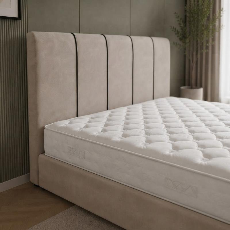 Modern Queen Upholstered Bed Frame