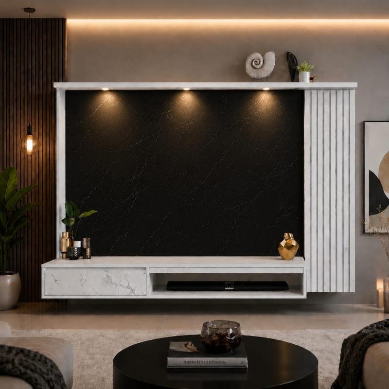Urban Modern 6ft Wall-Mounted TV Cabinet