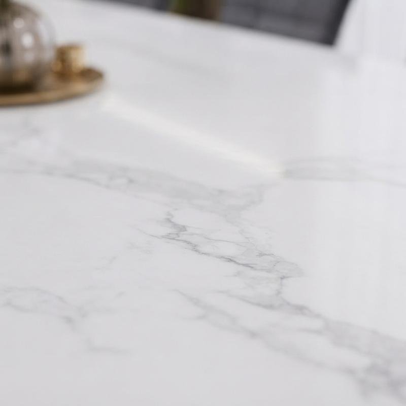 1+8 RECTANGLE MARBLE DINING SET