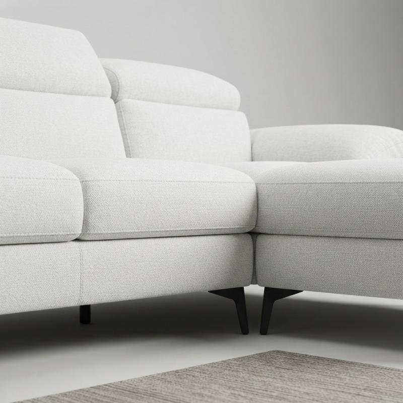 Minimalist 2-Seater L-Shape Sectional Sofa