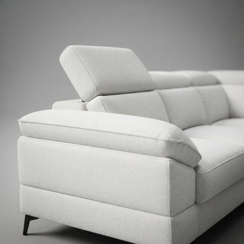 Minimalist 2-Seater L-Shape Sectional Sofa