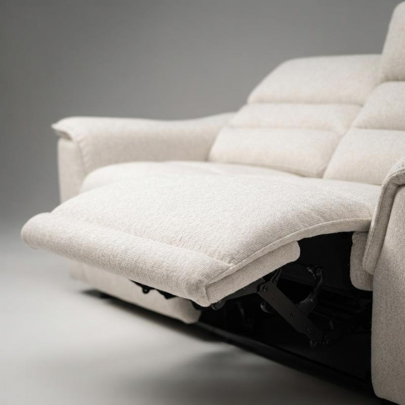 Cloud-Luxe 3-Seater Dual Electric Recliner Sofa