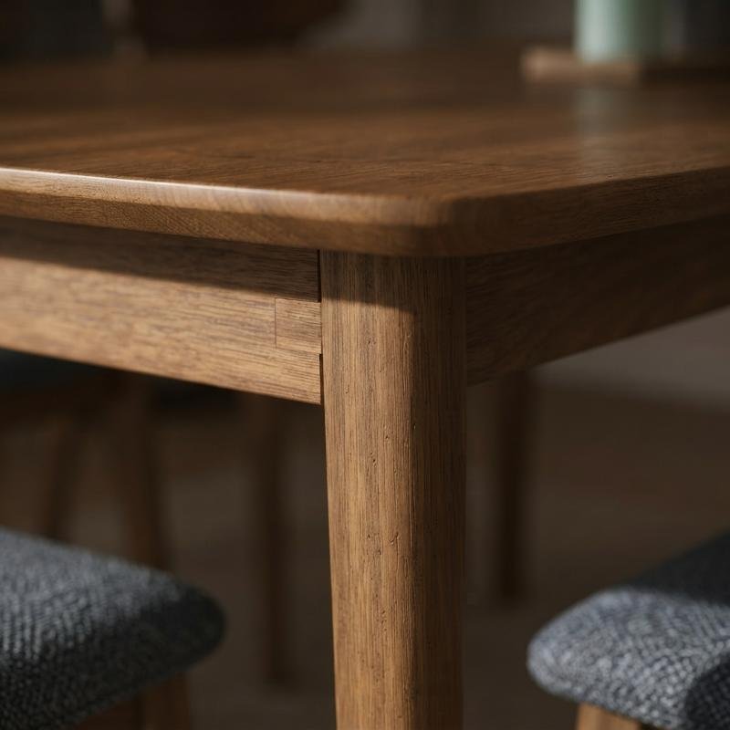 Heritage Modern 6-Piece Full Solid Wood Dining Set