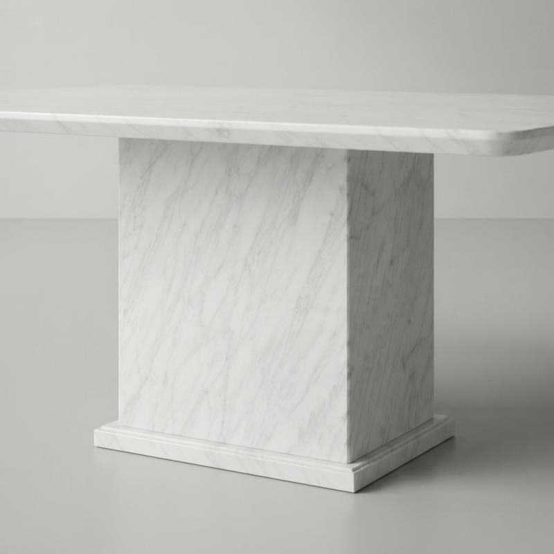 Grand Monarch 7-Piece Ceramic Marble Dining Set