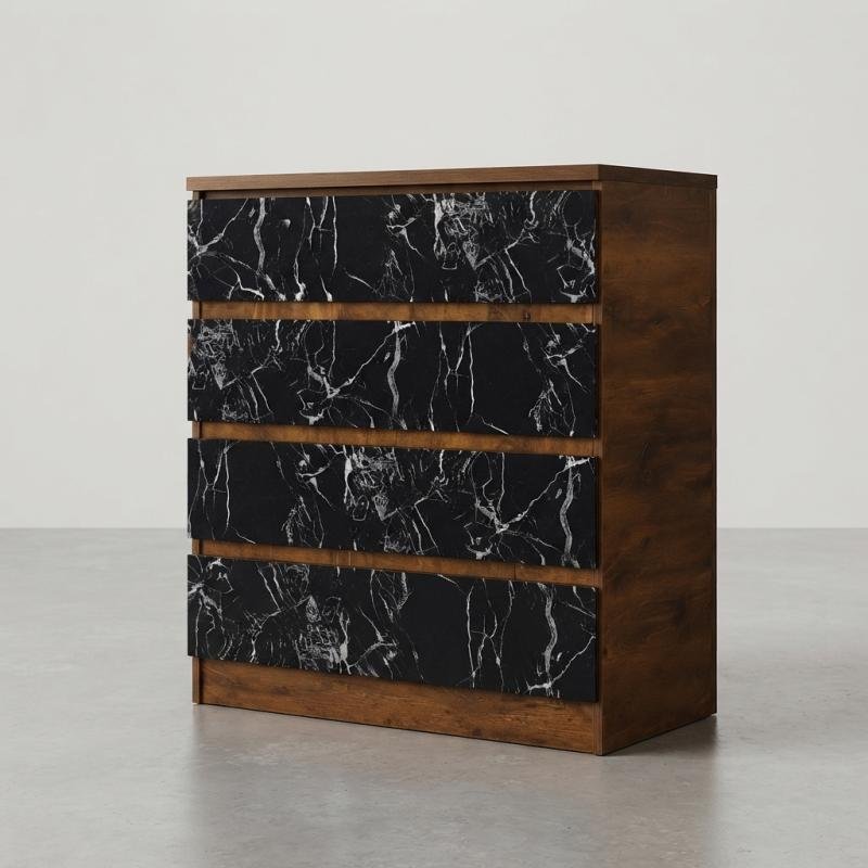 Nero Lux 5-Drawer  Chest of Drawers
