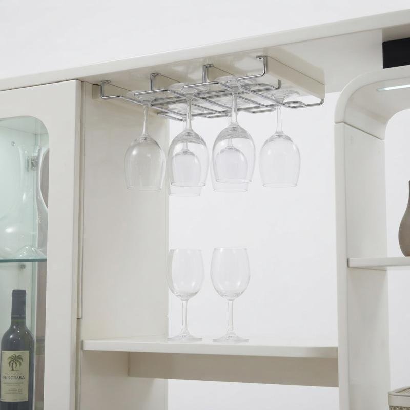 Milanese Luxury 2-in-1 Entryway Partition & Home Bar Counter