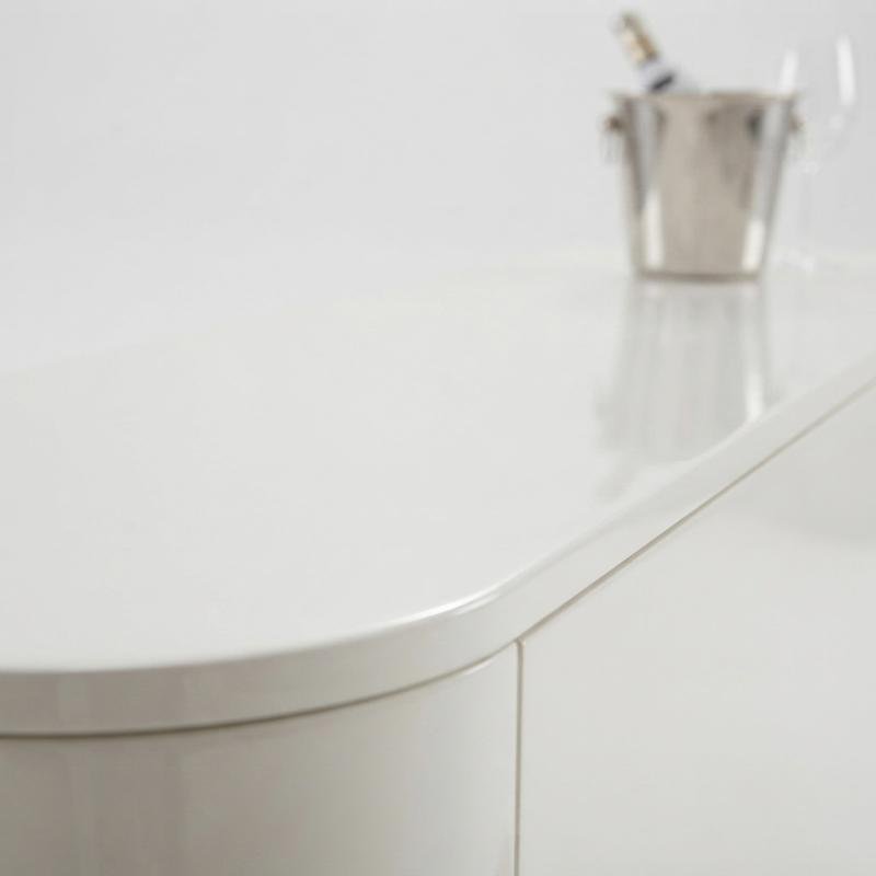 Milanese Luxury 2-in-1 Entryway Partition & Home Bar Counter