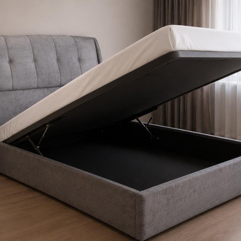 Queen Hydraulic Storage Bed Frame