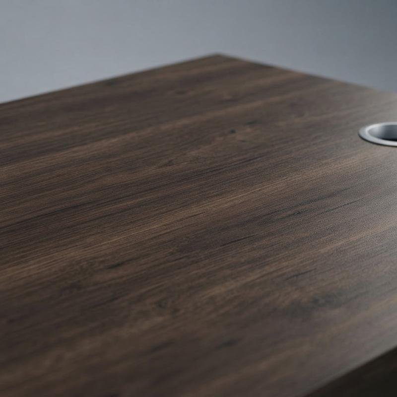 Executive Dual-Tone Modern Office Desk with Integrated Storage