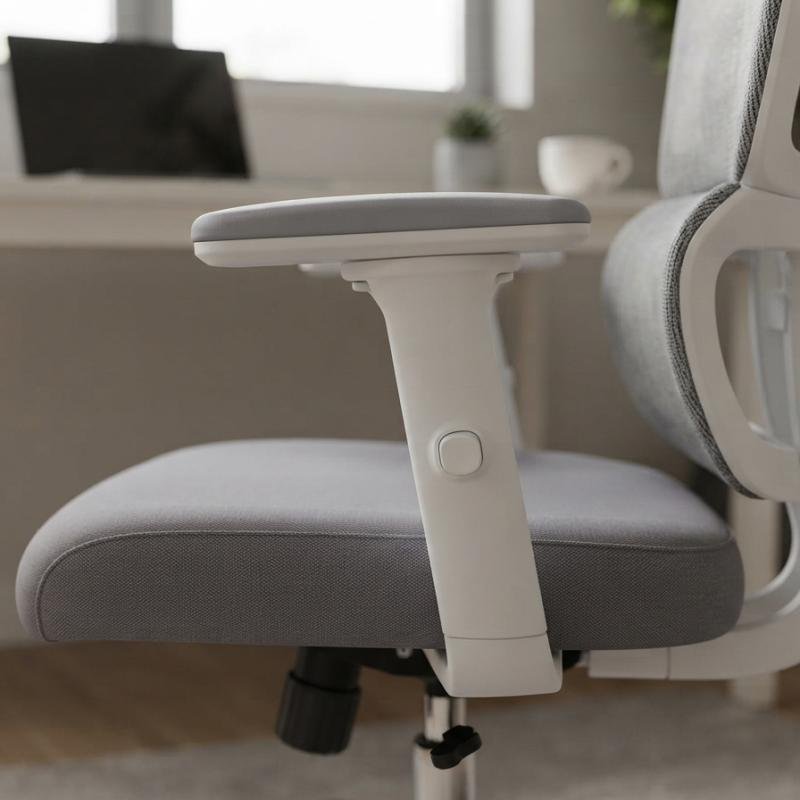 Ergonomic High-Back Mesh Office Chair with Adjustable Headrest & Armrests